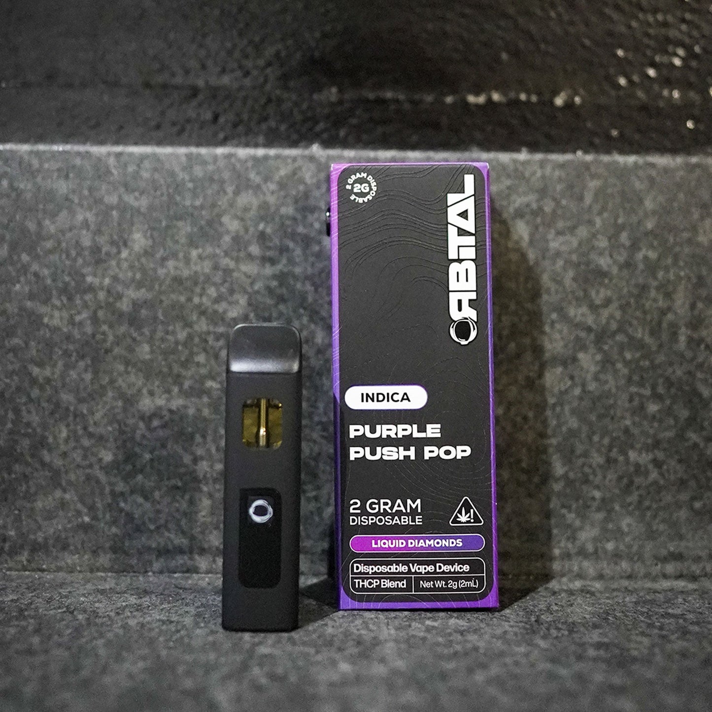 Galaxy Treats Purple Push Pop - Orbital 2G THCP Disposable