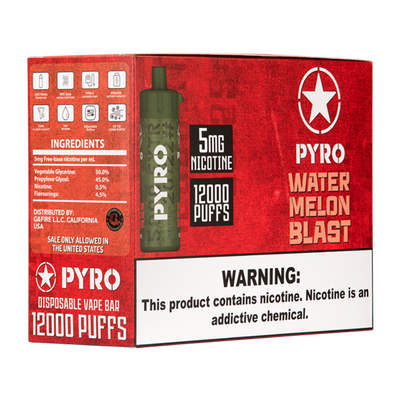 Watermelon Blast PYRO 12000 Best Sales Price - Disposables