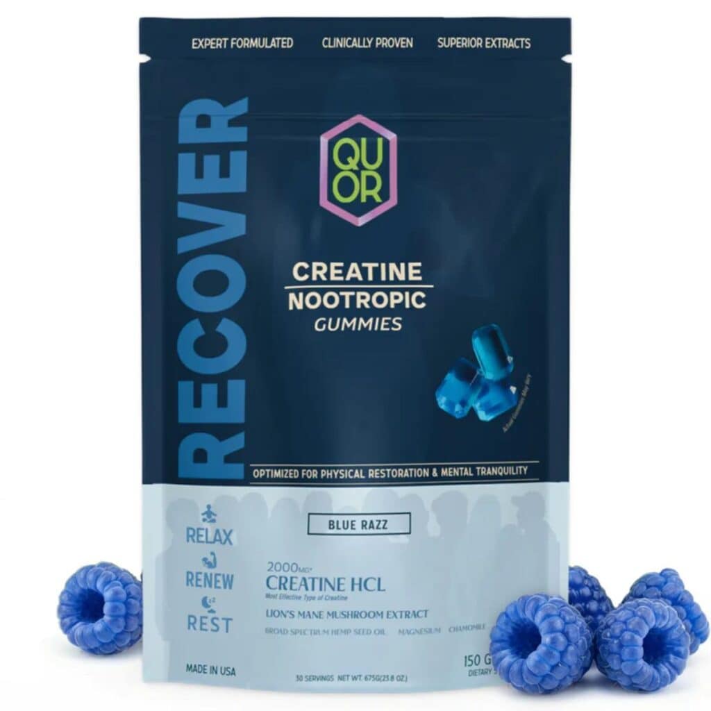QUOR Recovery Creatine Gummies 150pc Best Sales Price - Gummies