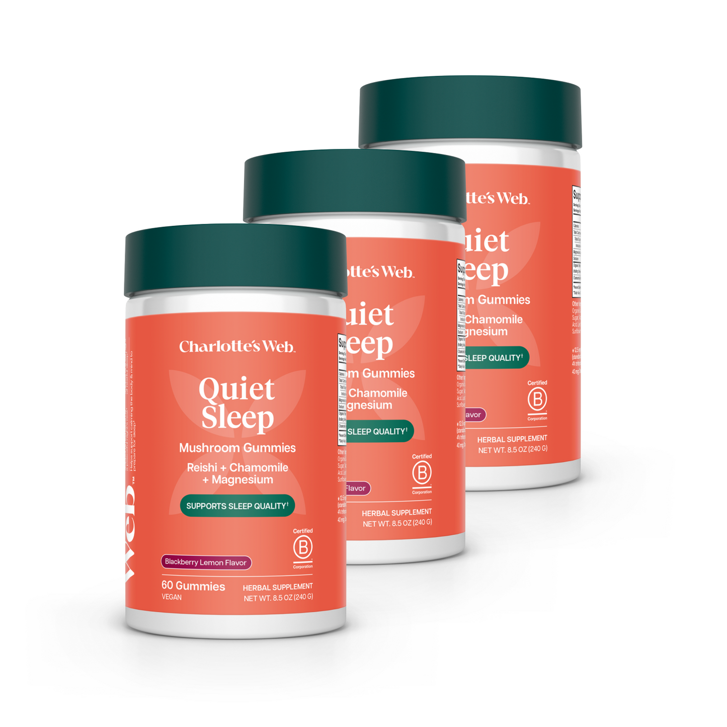 Charlotte's Web Quiet Sleep Mushroom Gummies Bundle