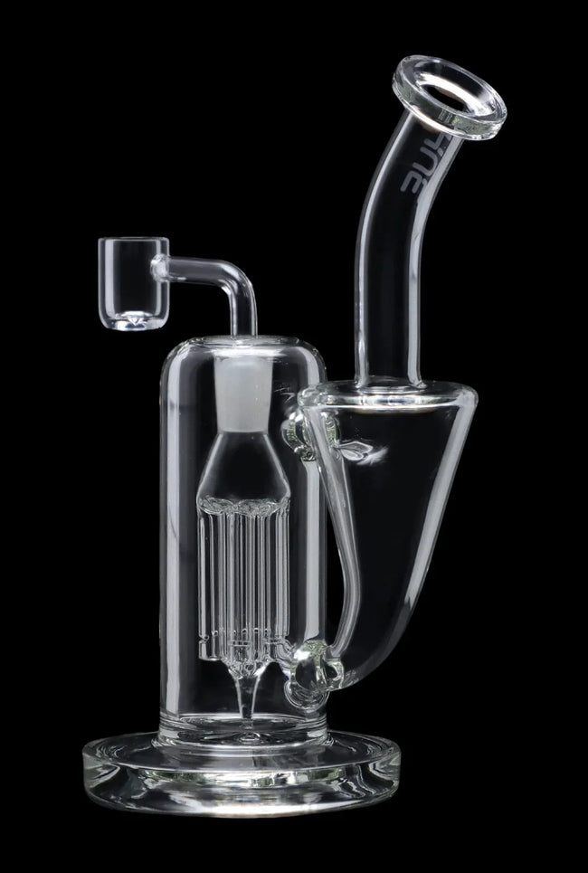 Hue - Whirlpool Dab Rig Clear - 9"
