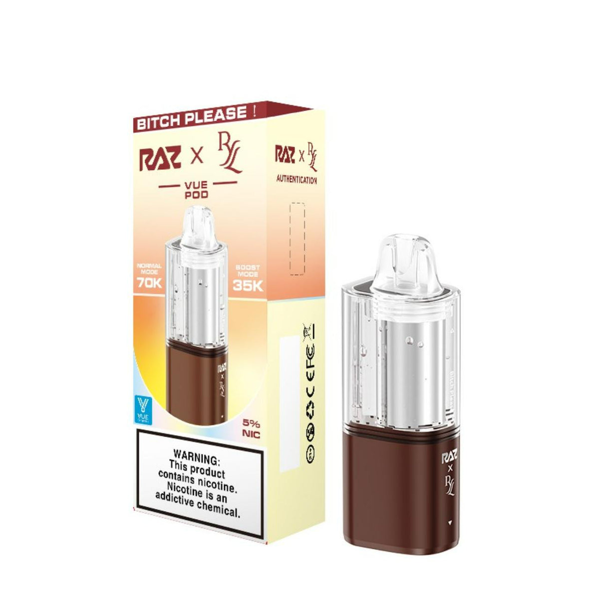 RAZ x RYL VUE Pre-filled Replacement Pod  (70000 Puffs)