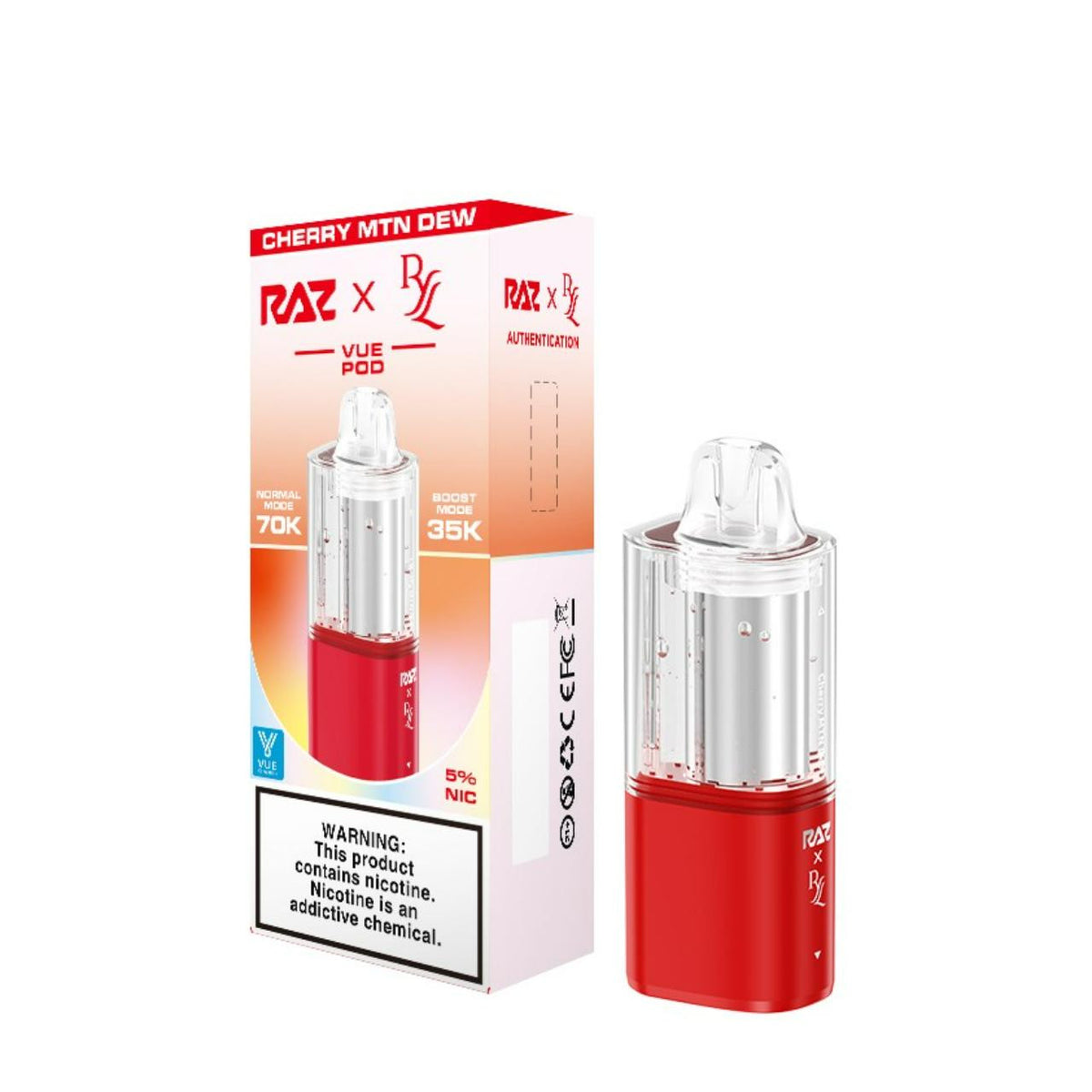RAZ x RYL VUE Pre-filled Replacement Pod  (70000 Puffs)