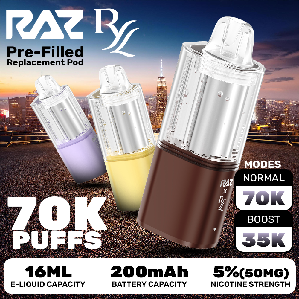 RAZ x RYL VUE Pre-filled Replacement Pod  (70000 Puffs)