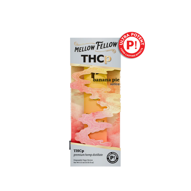 Mellow Fellow THCp 0.5g Disposable Vape - Banana Pie (Sativa)