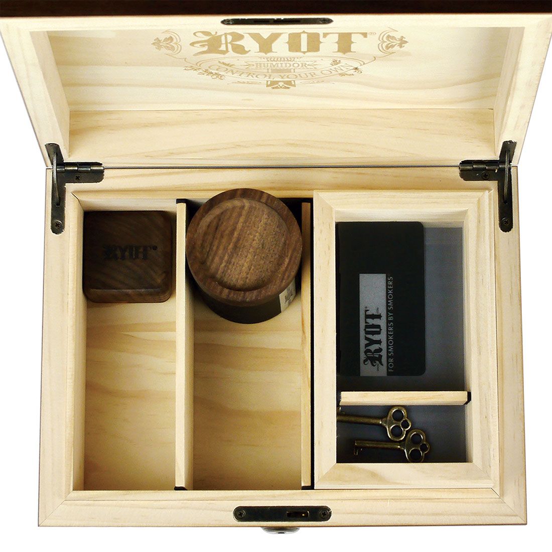 Humidor Walnut Combo Box (8×11)