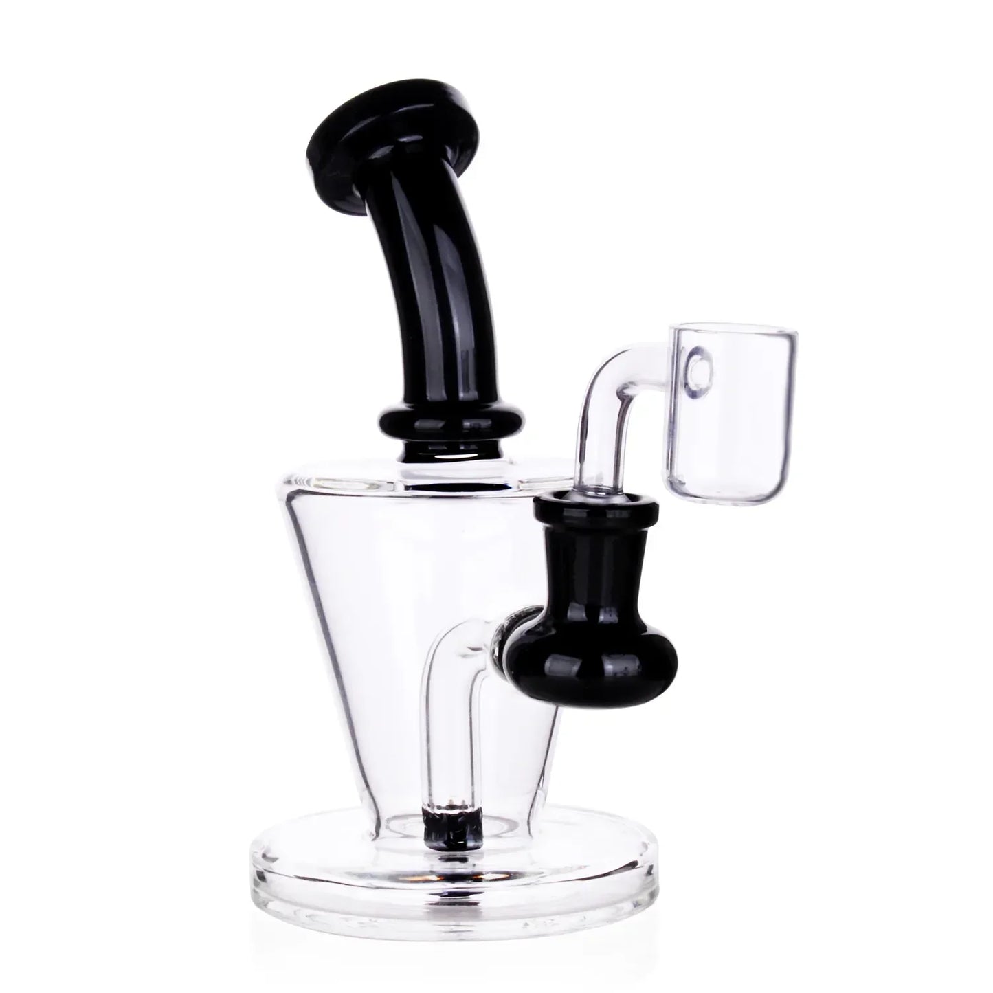 DankStop Bent Neck Diffused Dab Rig - 6 in.