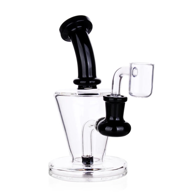 DankStop Bent Neck Diffused Dab Rig - 6 in.