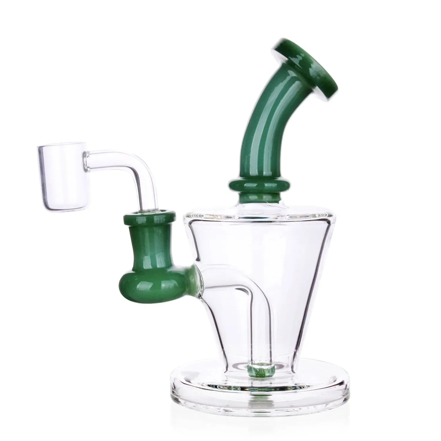 DankStop Bent Neck Diffused Dab Rig - 6 in.