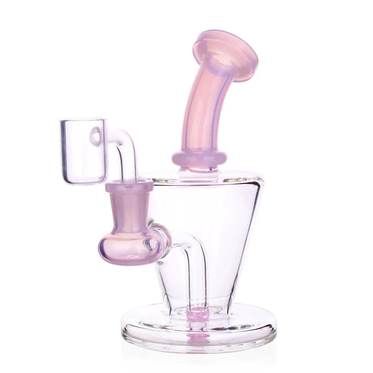 DankStop Bent Neck Diffused Dab Rig - 6 in.