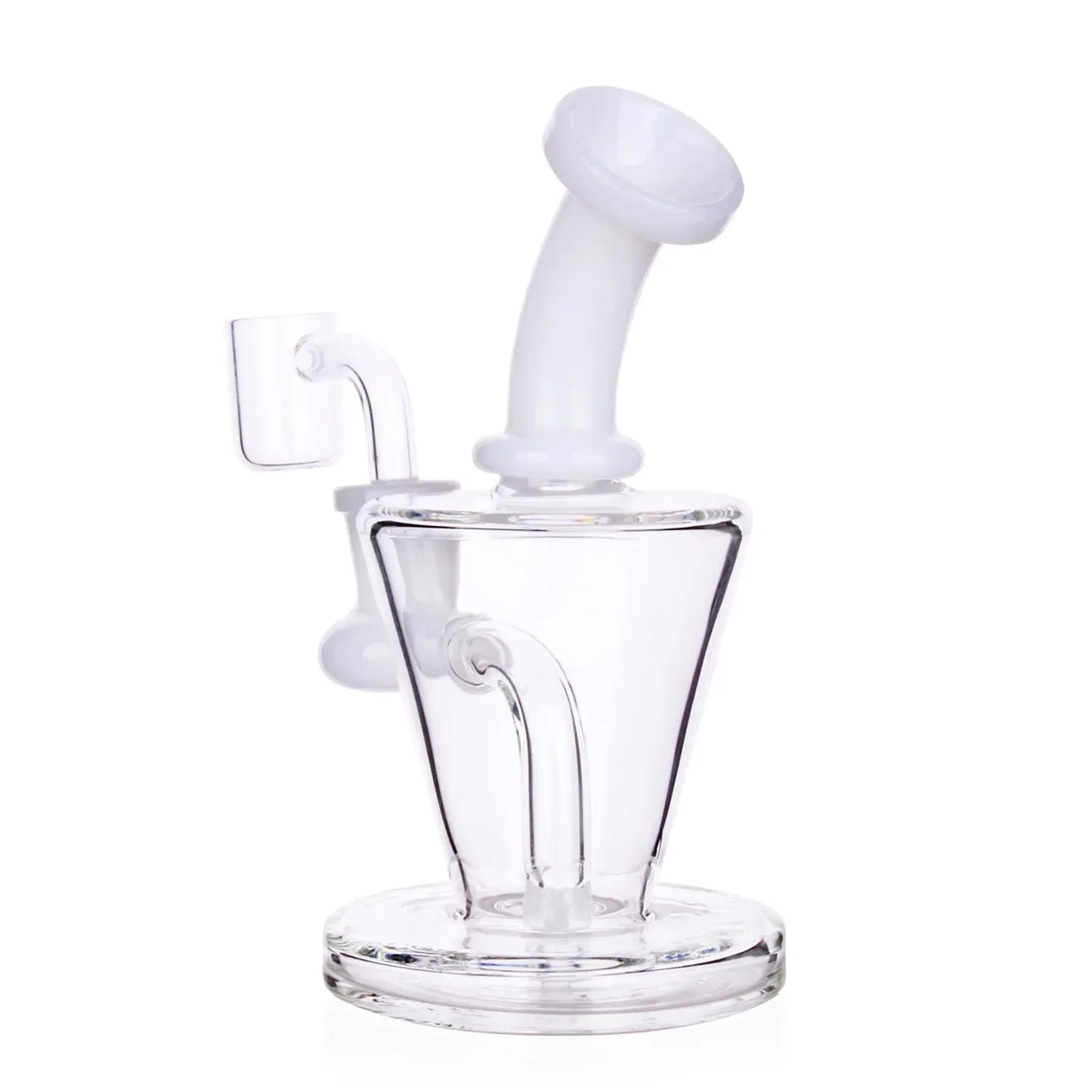 DankStop Bent Neck Diffused Dab Rig - 6 in.