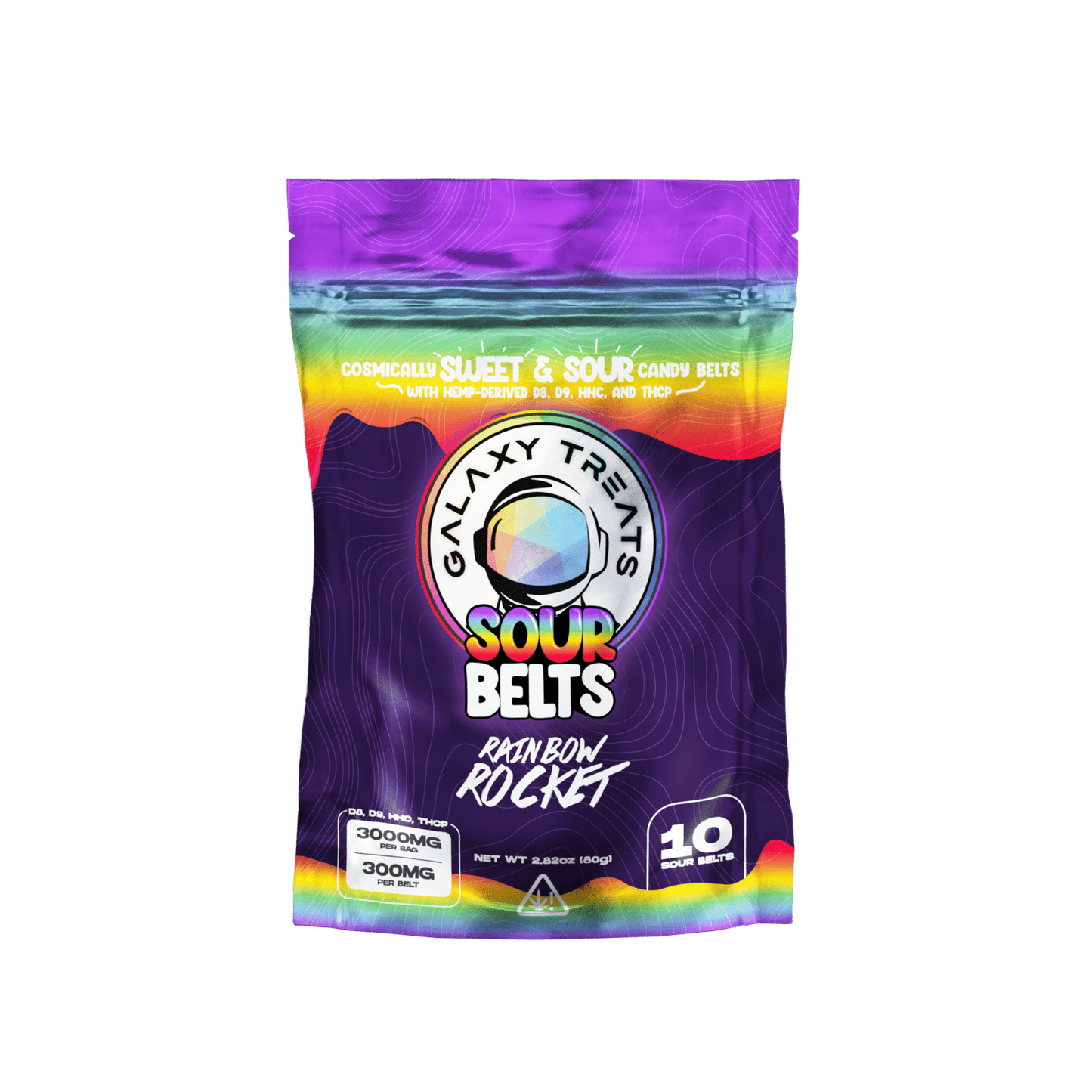 Galaxy Treats Rainbow RocketSour Belts