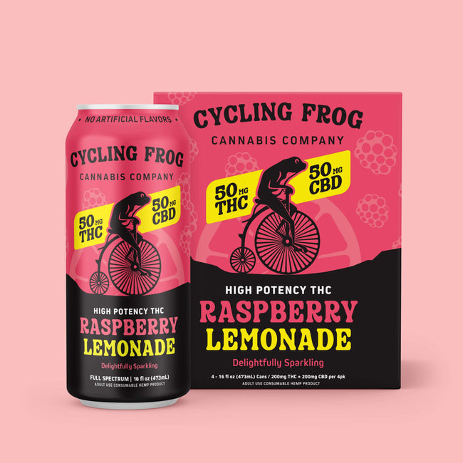 Cycling Frog Sparkling THC Raspberry Lemonade