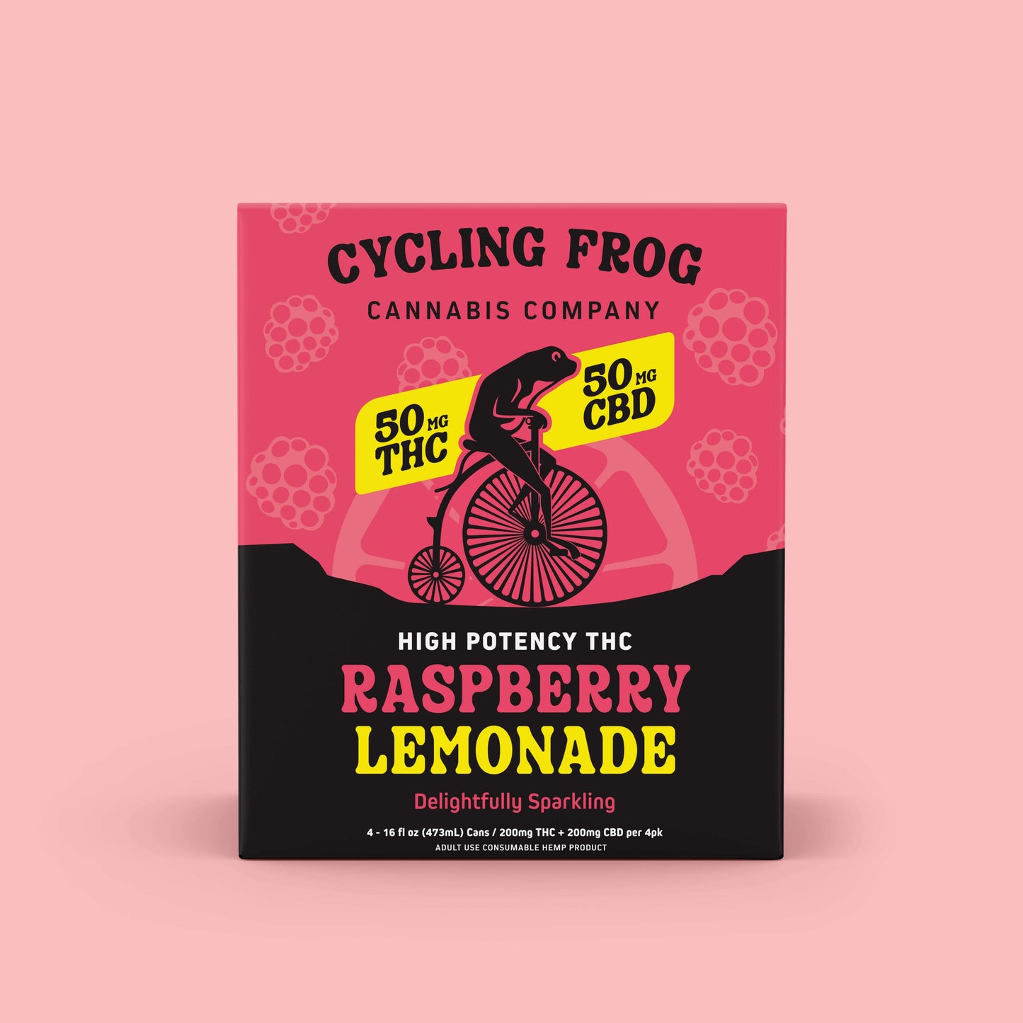 Cycling Frog Sparkling THC Raspberry Lemonade
