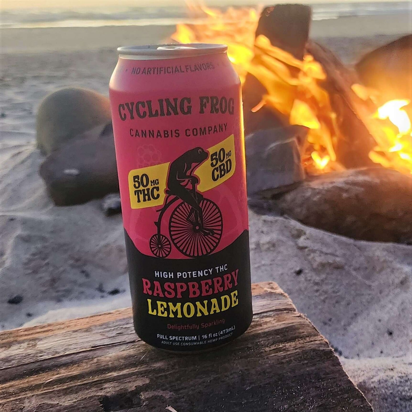 Cycling Frog Sparkling THC Raspberry Lemonade