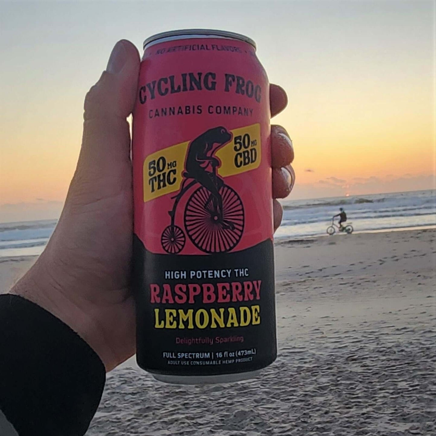 Cycling Frog Sparkling THC Raspberry Lemonade