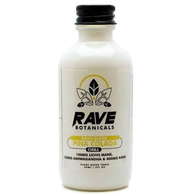 Rave Kava Blend 400mg 2oz botanical shot Best Sales Price - Seltzers