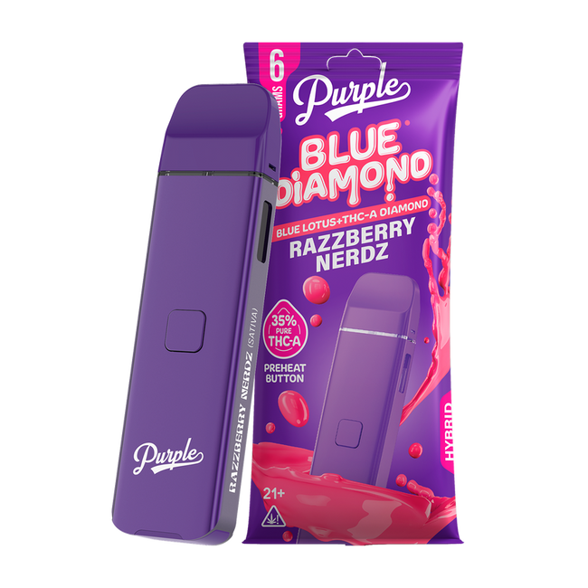 Purple Organics Blue Diamond Disposable THCA – 6 Grams