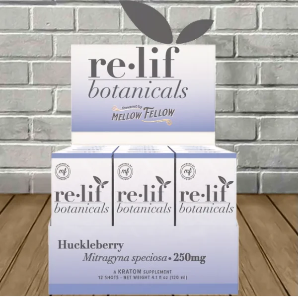 Re-Lif Botanicals Liquid Kratom Extract Shot 250mg Best Sales Price - CBD