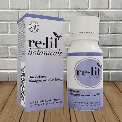 Re-Lif Botanicals Liquid Kratom Extract Shot 250mg Best Sales Price - CBD