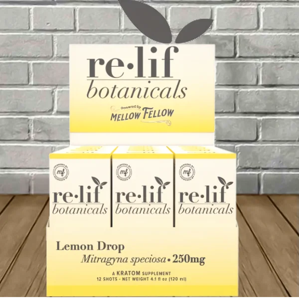 Re-Lif Botanicals Liquid Kratom Extract Shot 250mg Best Sales Price - CBD