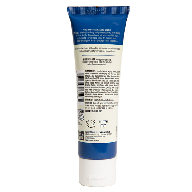 Lazarus Naturals CBD BRUISE & INJURY CREAM, RECOVER
