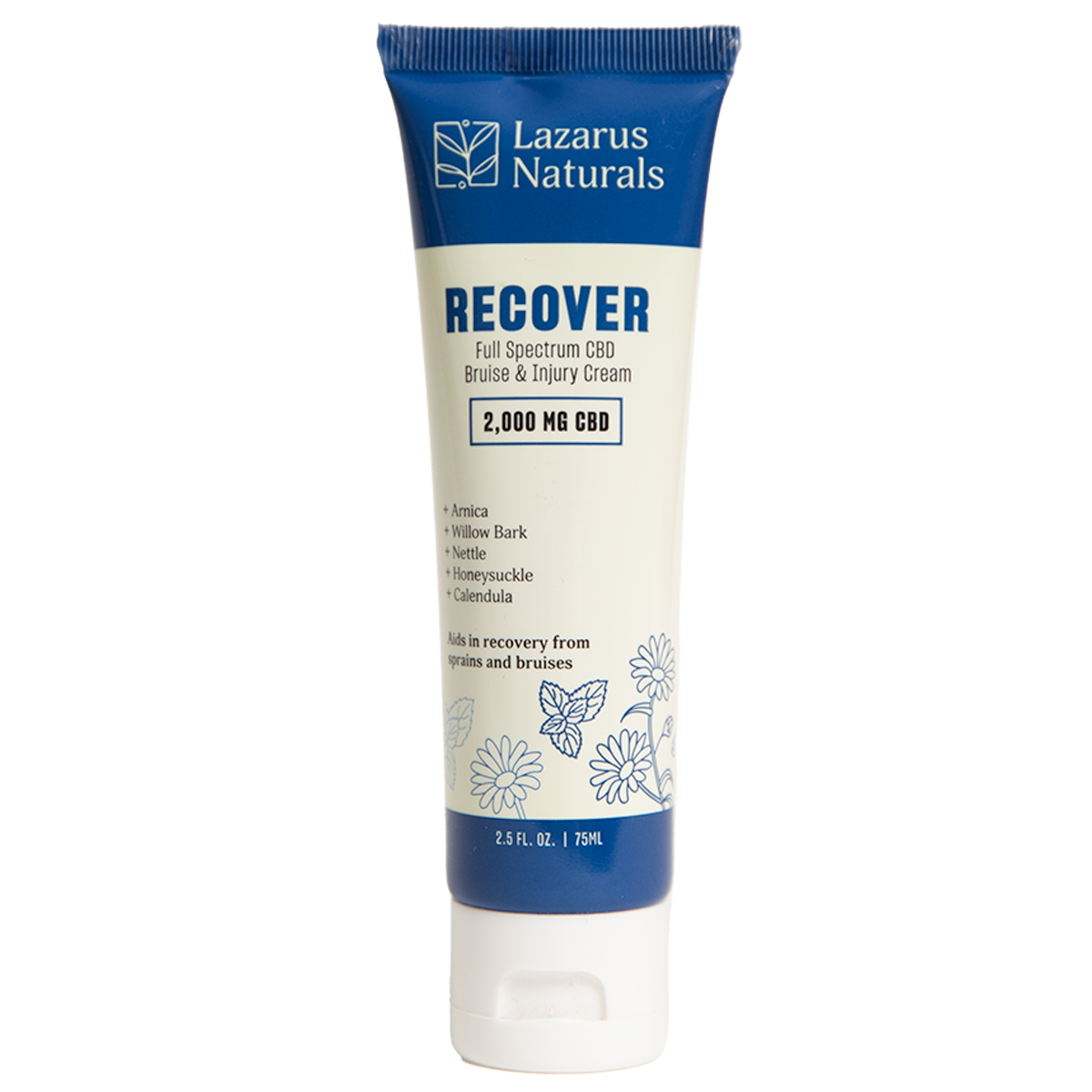 Lazarus Naturals CBD BRUISE & INJURY CREAM, RECOVER