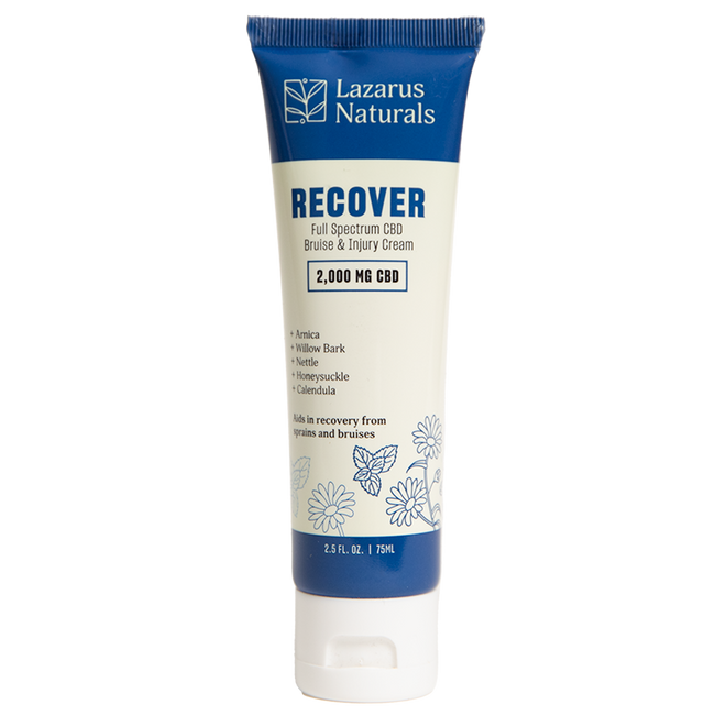 Lazarus Naturals CBD BRUISE & INJURY CREAM, RECOVER