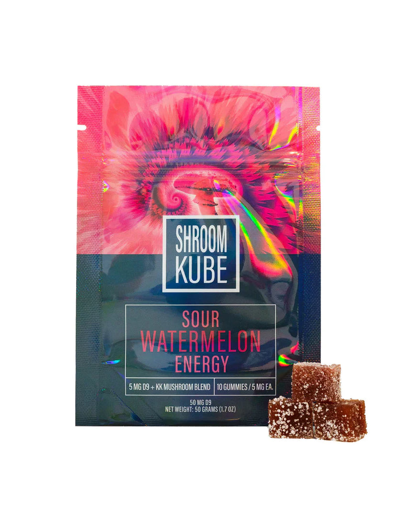 Kush Kube Delta 9 THC + Mushroom Gummies - 10ct Best Sales Price - Gummies