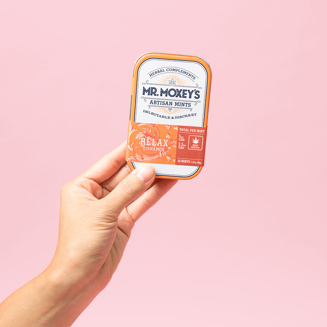 Mr. Moxey's Relax Cinnamon Mints