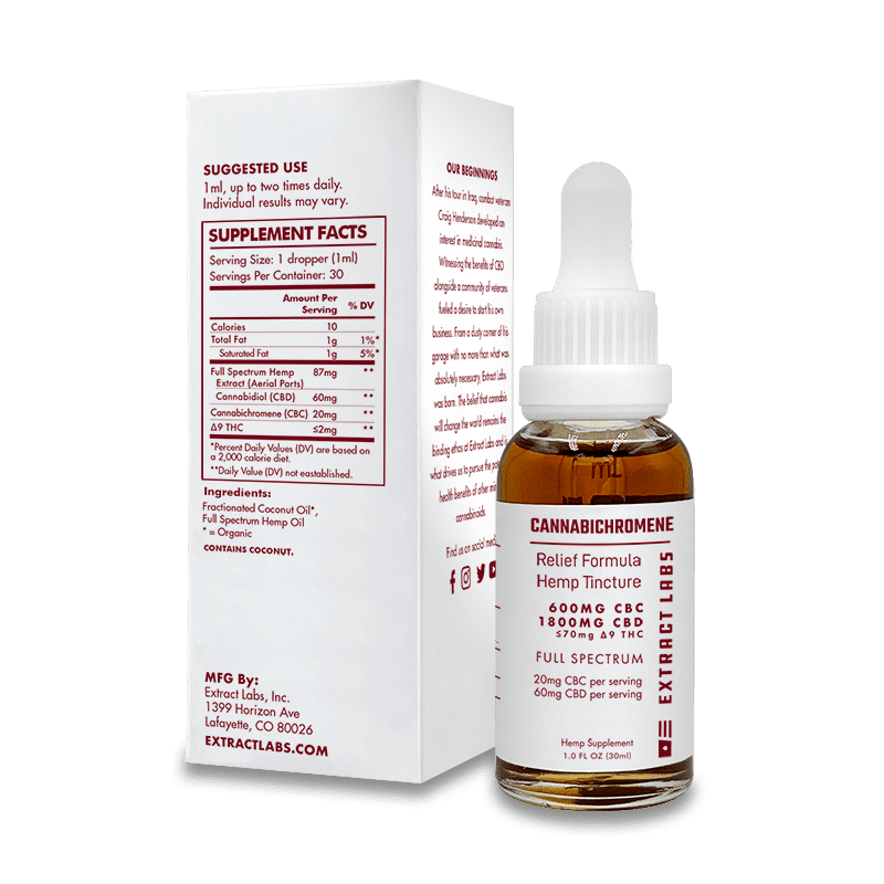 Extract Labs CBC Oil | Relief Formula