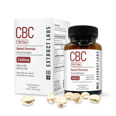 Extract Labs CBC Capsules | Relief Formula | THC Free Best Sales Price - Gummies