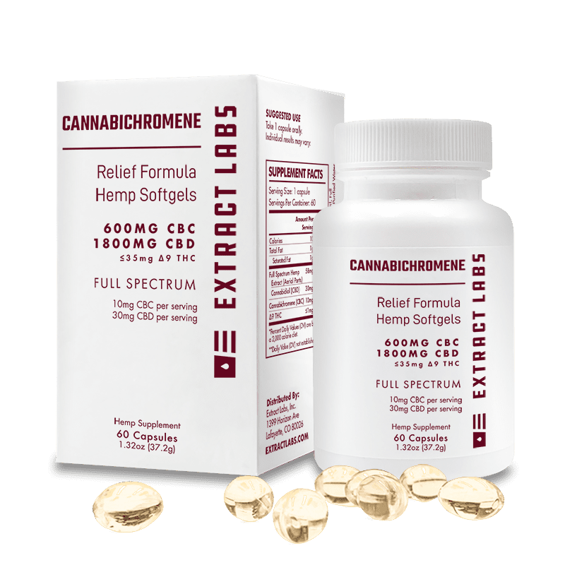 Extract Labs CBC Capsules | Relief Formula