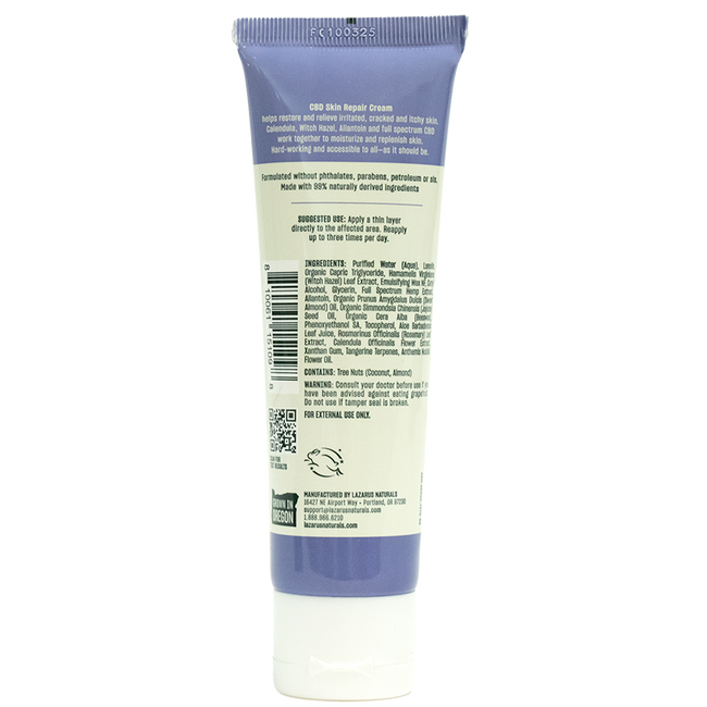 Lazarus Naturals CBD SKIN REPAIR CREAM, REPAIR