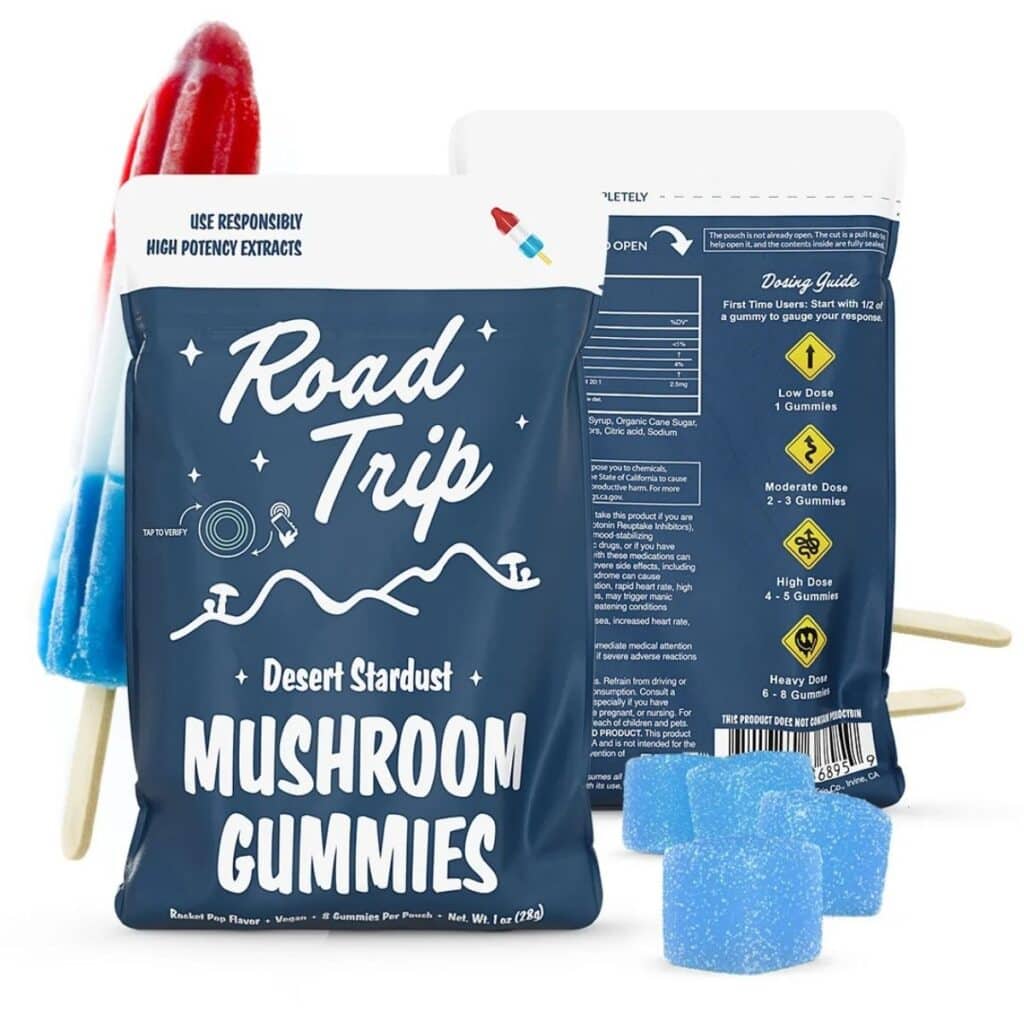 Road Trip Desert Stardust Mushroom Gummies 8pk Best Sales Price - Gummies