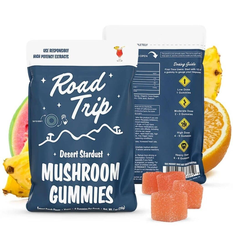 Road Trip Desert Stardust Mushroom Gummies 8pk Best Sales Price - Gummies