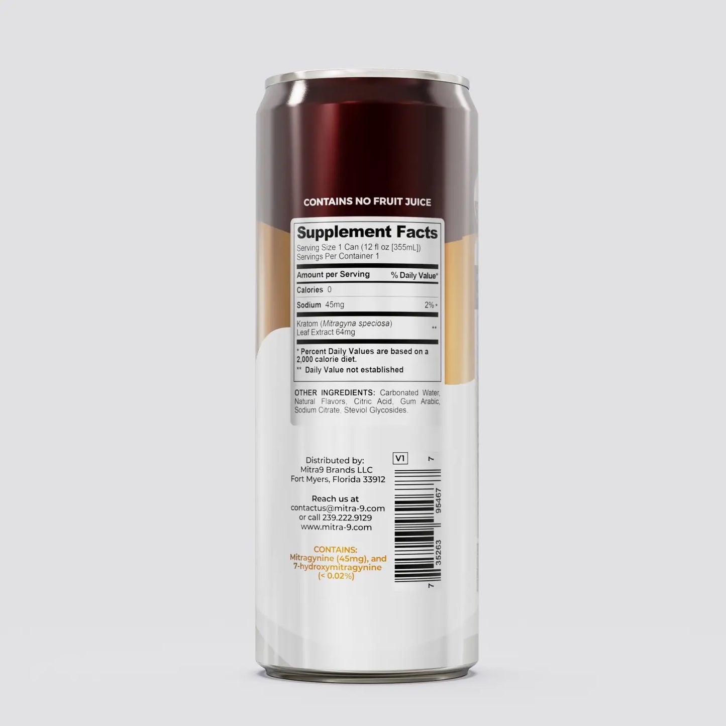 Mitra9 Root Beer Kratom Seltzer