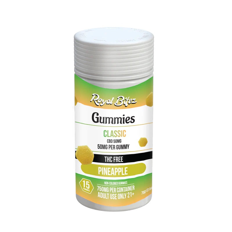 Royal Bitez Classic CBD 15CT Gummies