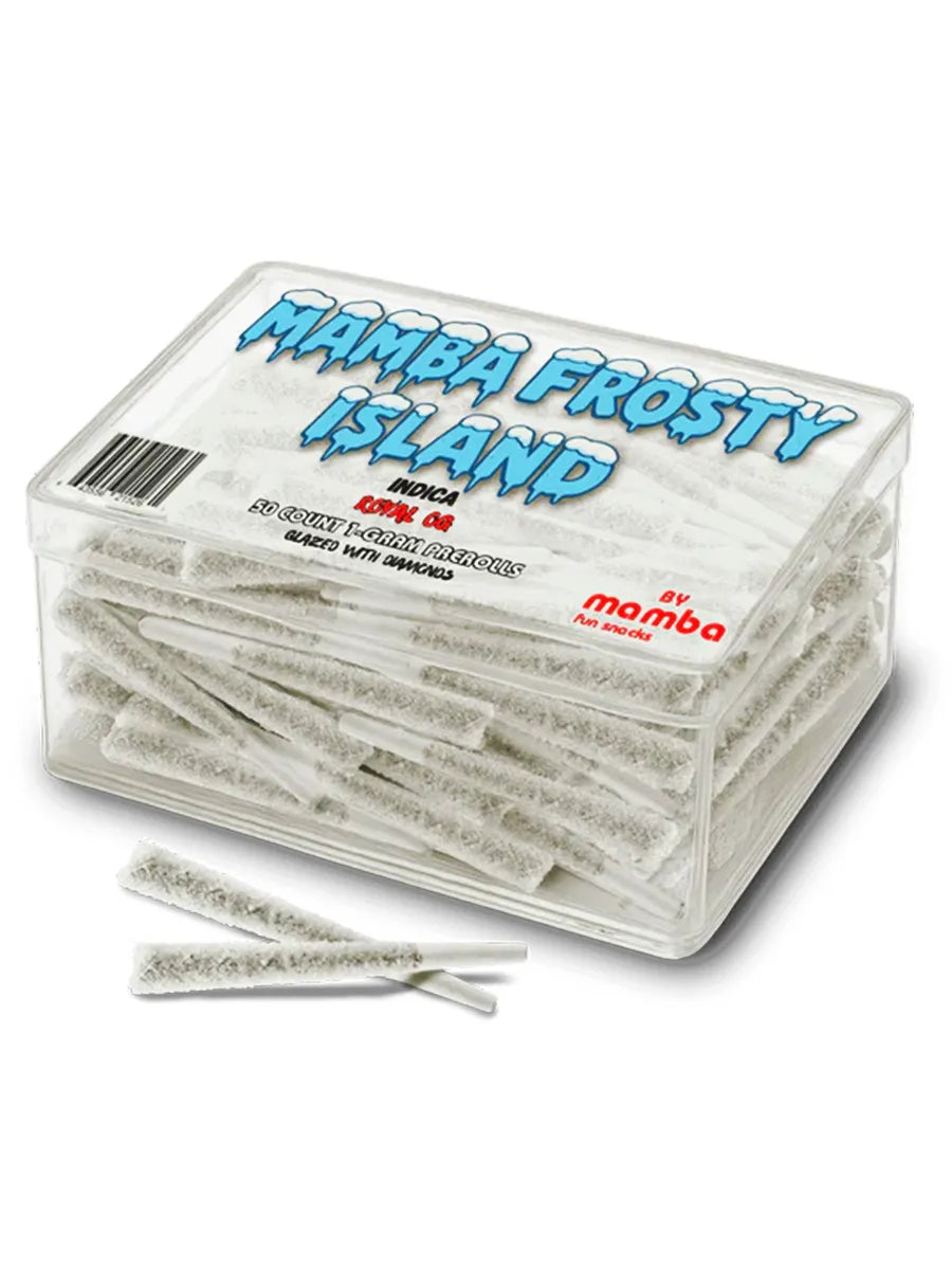 Royal OG Mamba Frosty Island Glazed With Diamonds Pre-Rolls 50ct 1G