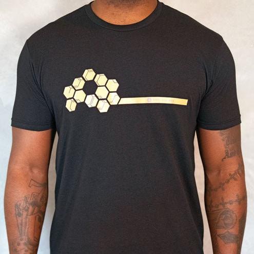 Soulful Bee Black T-Shirt