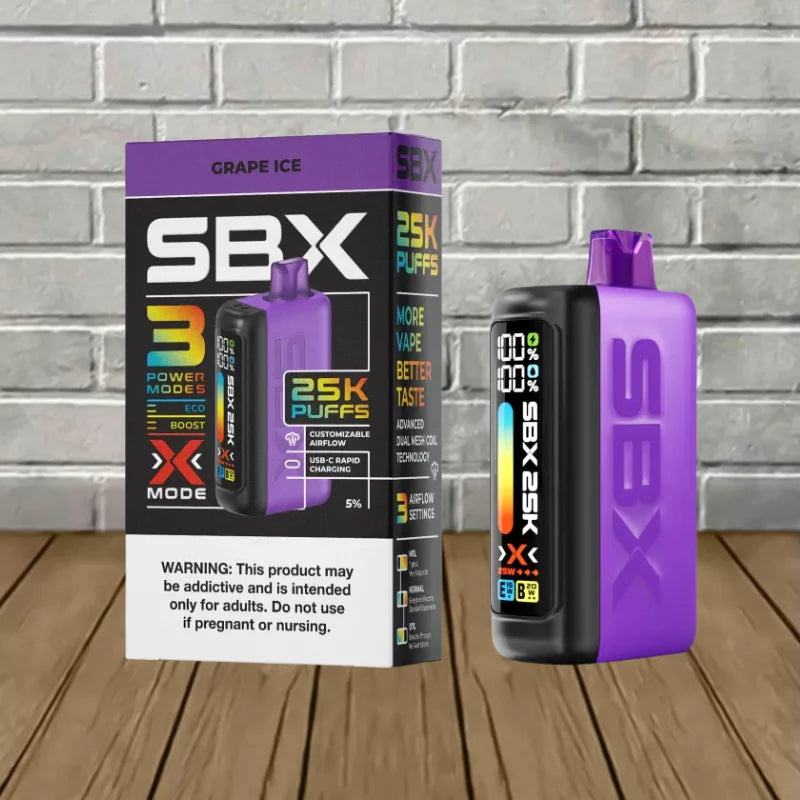 SBX 25k Puff Disposable Vape 20ml