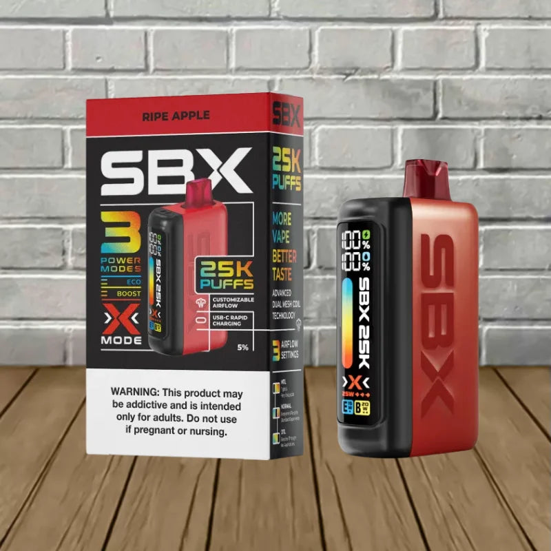 SBX 25k Puff Disposable Vape 20ml