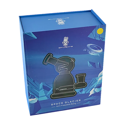 Space King Glass - 'Space Glacier' Freezable Bong Best Sales Price - Smoking Pipes