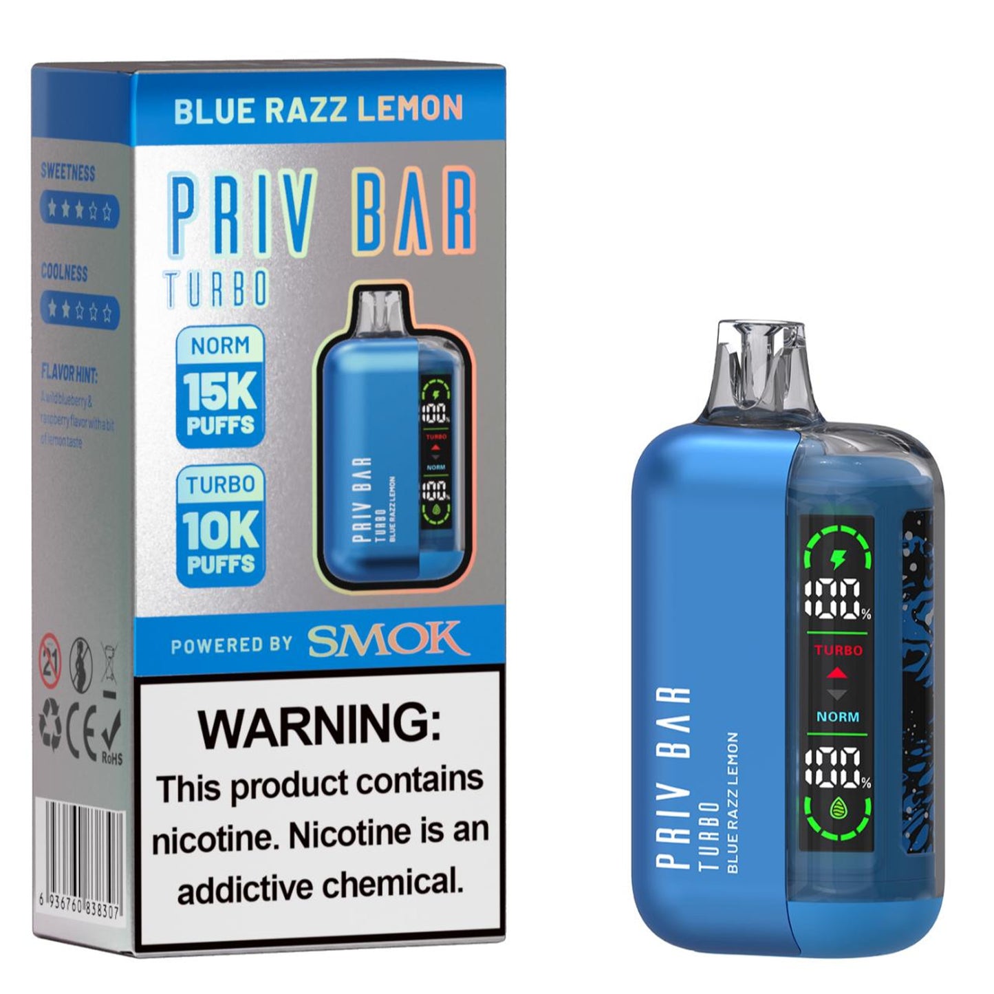 SMOK PRIV Bar Turbo Disposable (15000 Puffs)