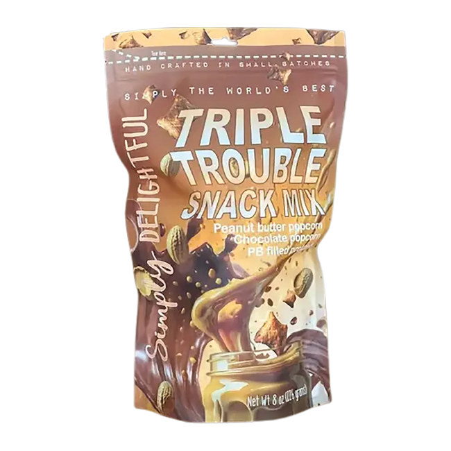 Simply Delightful Triple Trouble Snack Mix