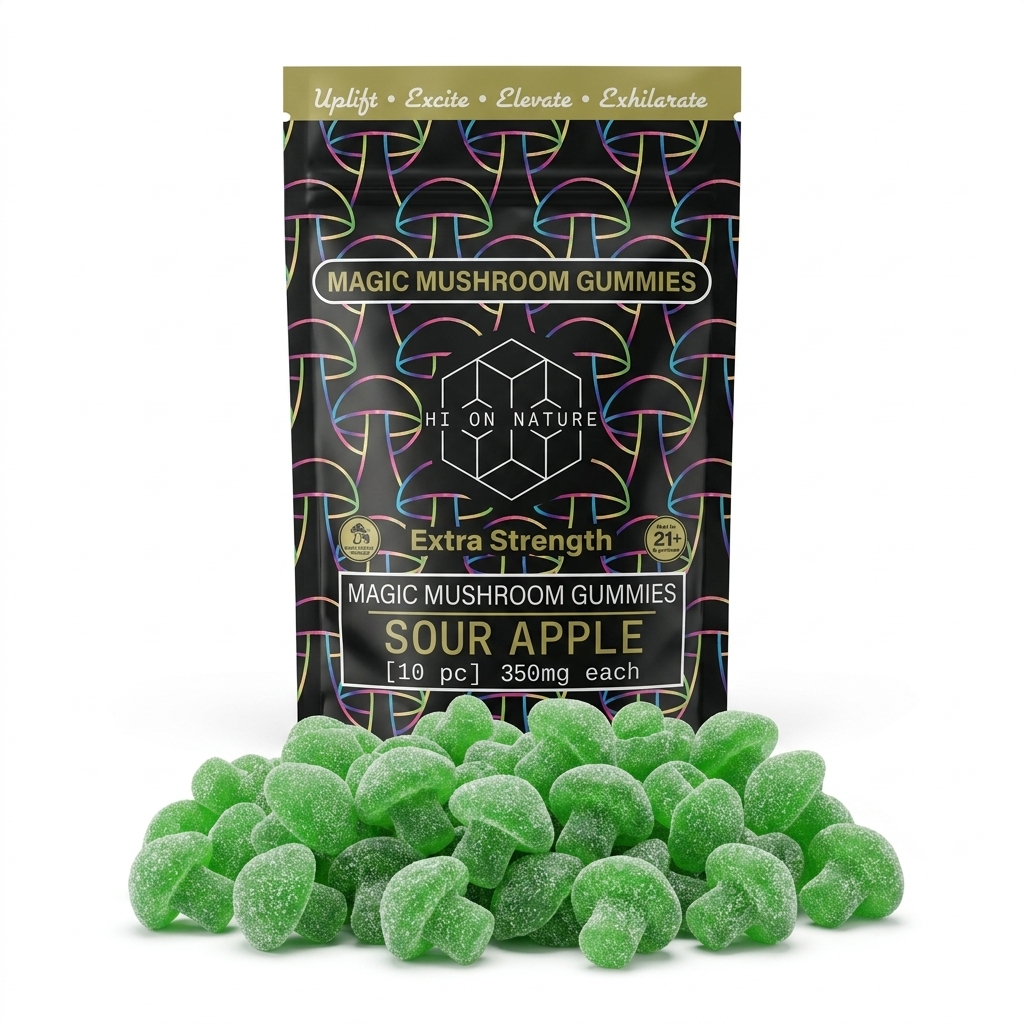 Hi on Nature Magic Mushroom * EXTRA STRENGTH Gummies * 10 Flavors Best Sales Price - Gummies
