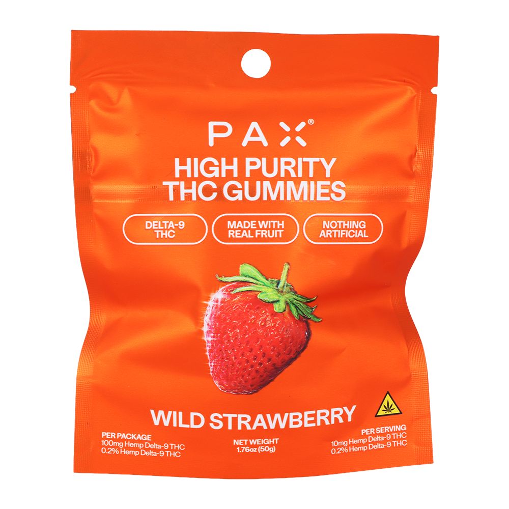 PAX High Purity D9 THC Gummies | 100mg | 10pc Pack