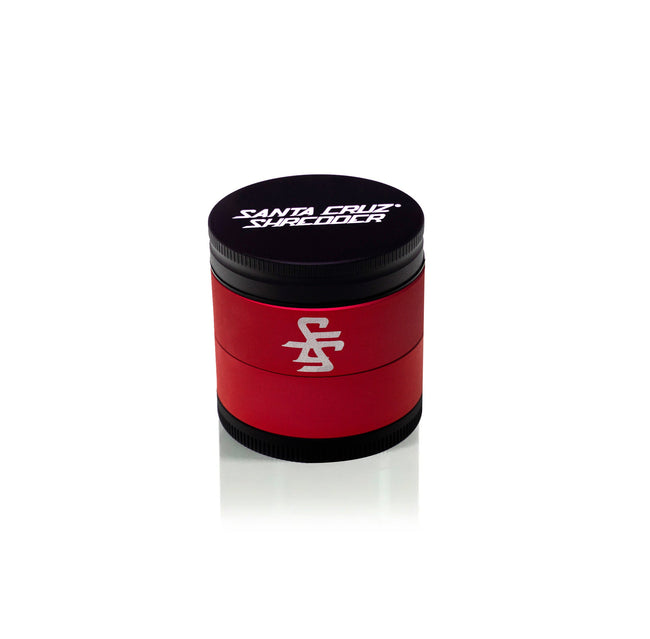 Santa Cruz Shredder Aluminum 4 Piece SPLIT-SERIES Medium Herb Grinders