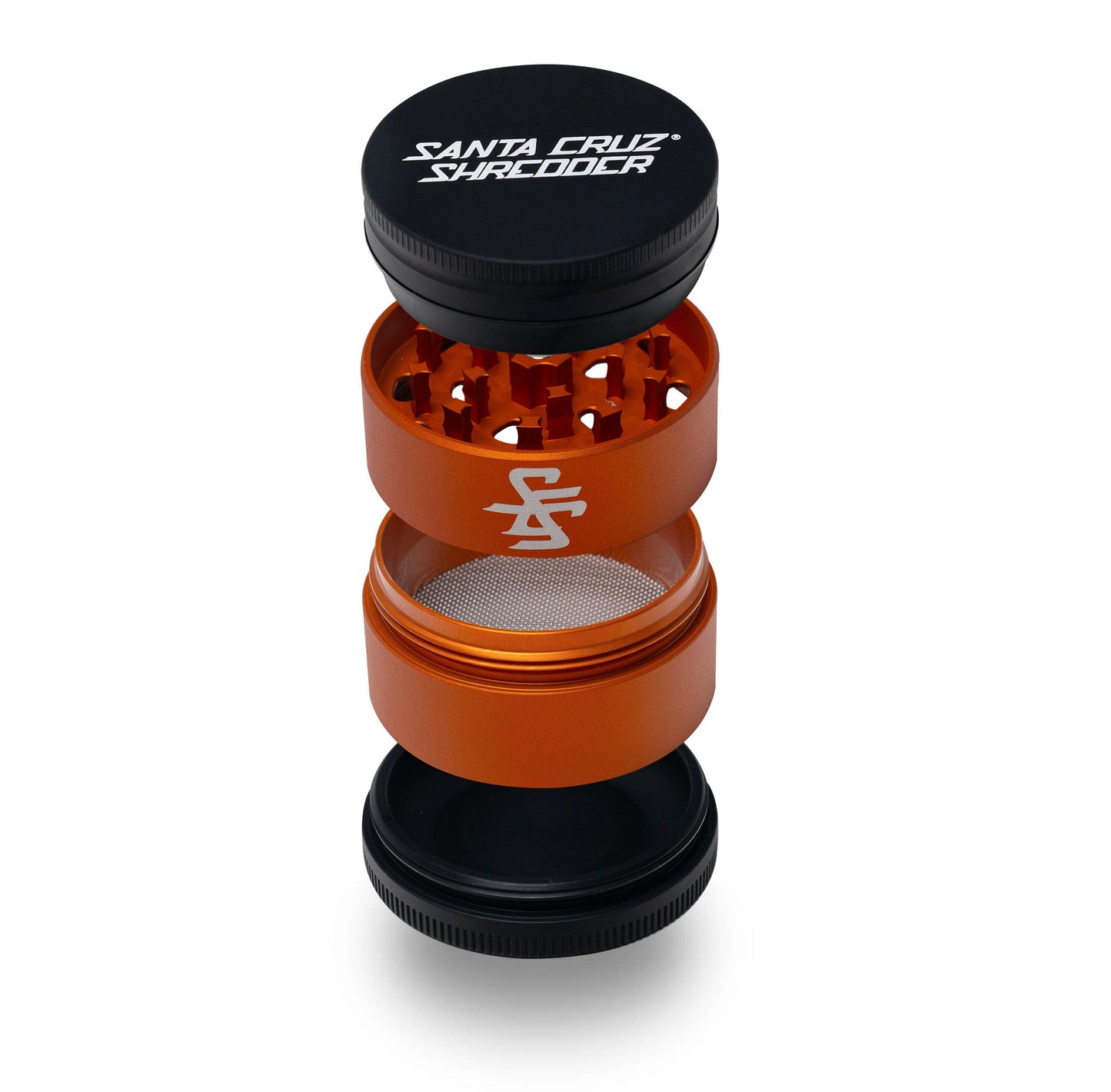 Santa Cruz Shredder Aluminum 4 Piece SPLIT-SERIES Medium Herb Grinders