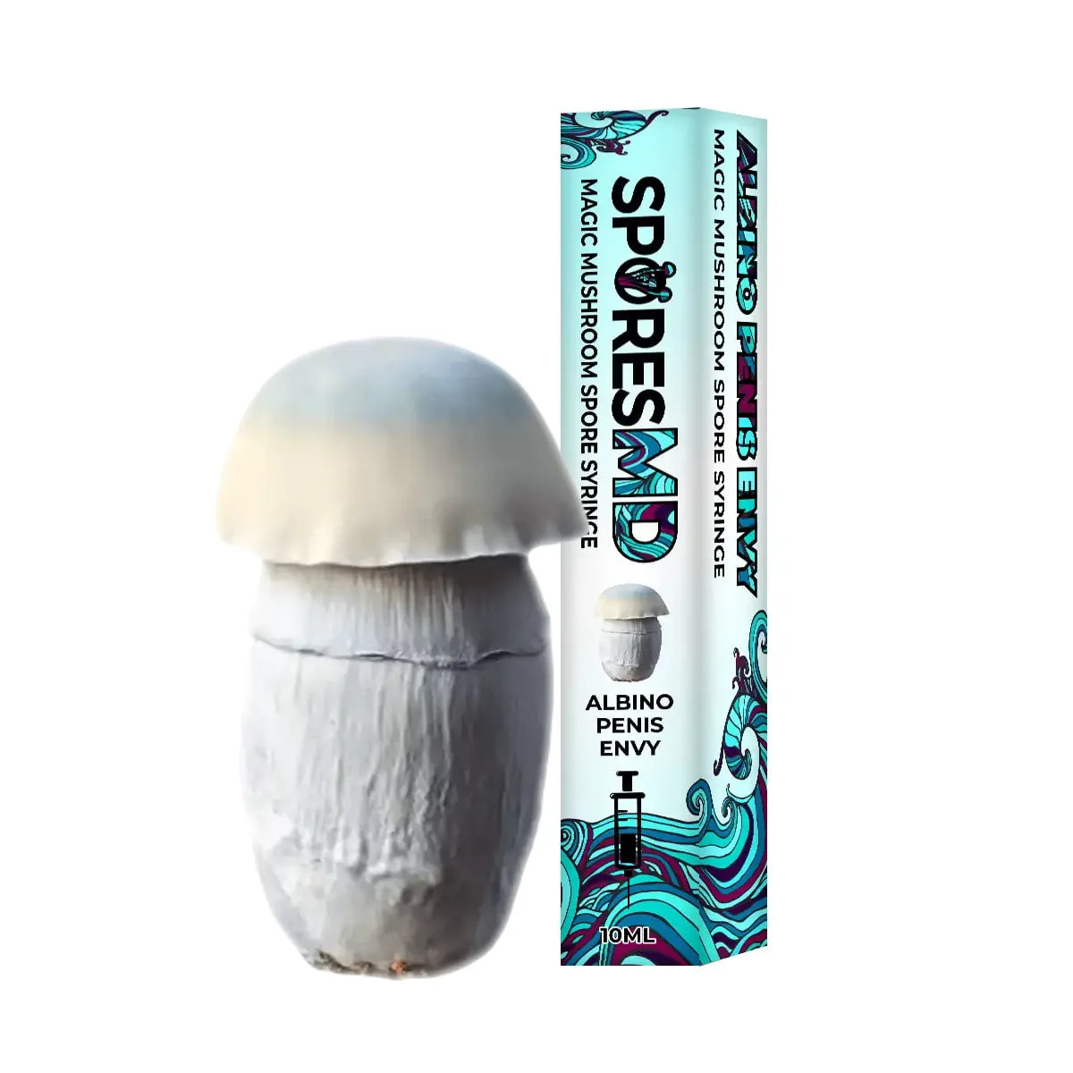 SporesMD Albino Penis Envy Mushroom Liquid Culture (10ml)